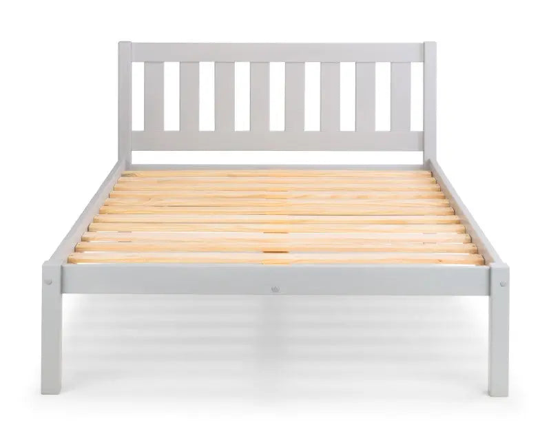 Luna 135cm Double Bed - Dove Grey Luxepalace