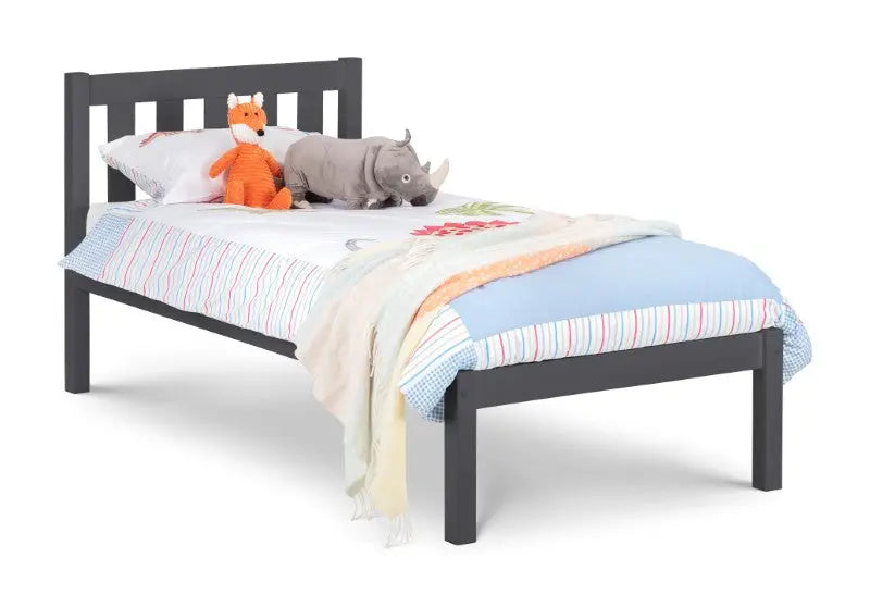 Luna 90cm Single Bed - Anthracite Luxepalace