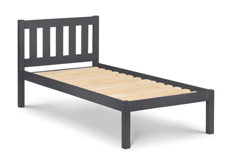 Luna 90cm Single Bed - Anthracite Luxepalace