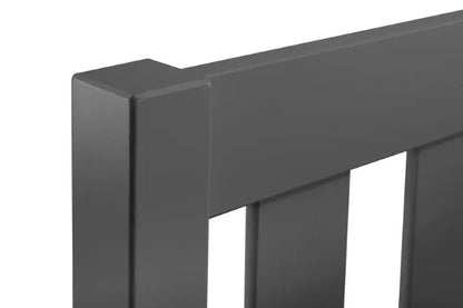 Luna 90cm Single Bed - Anthracite Luxepalace