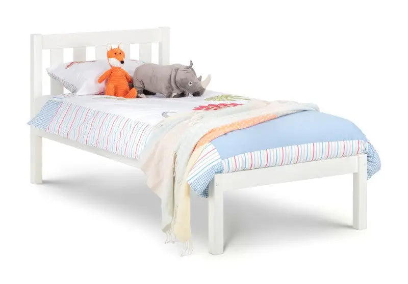 Luna 90cm Single Bed - Surf White Luxepalace