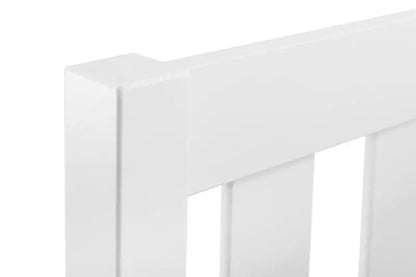 Luna 90cm Single Bed - Surf White Luxepalace