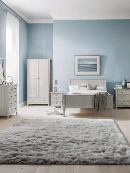 Maine 135cm Double Bed - Dove Grey Luxepalace
