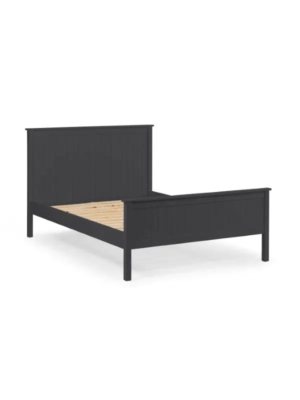 Maine 150cm King Bed - Anthracite Luxepalace