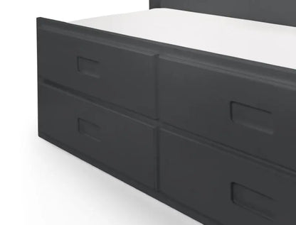 Maisie Bed With Underbed And Drawers Anthracite Luxepalace