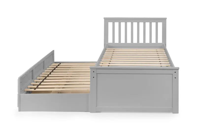Maisie Bed With Underbed And Drawers - Dove Grey Luxepalace