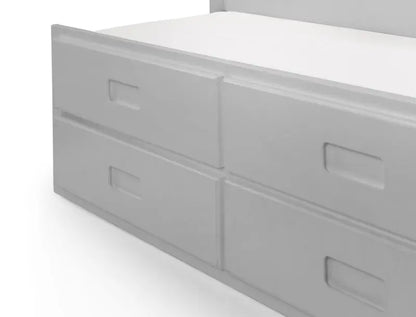 Maisie Bed With Underbed And Drawers - Dove Grey Luxepalace