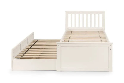 Maisie Bed With Underbed And Drawers - Surf White Luxepalace