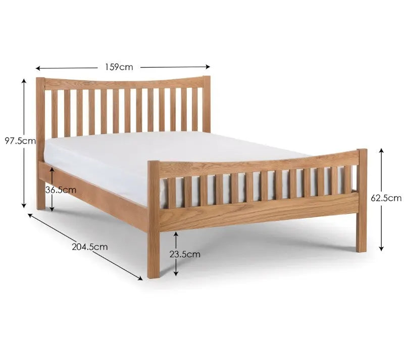 Mallory High Footend 135cm Double Bed Luxepalace