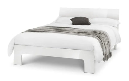 Manhattan 135cm Double Bed - White Luxepalace
