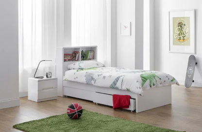 Manhattan Bookcase 90cm Single Bed Luxepalace