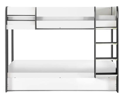 Mars Bunk & Underbed Charcoal & White Luxepalace