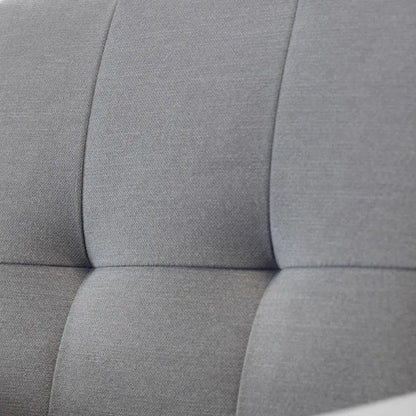 Monza 3 Seater Compact Retro Sofa - Grey Luxepalace