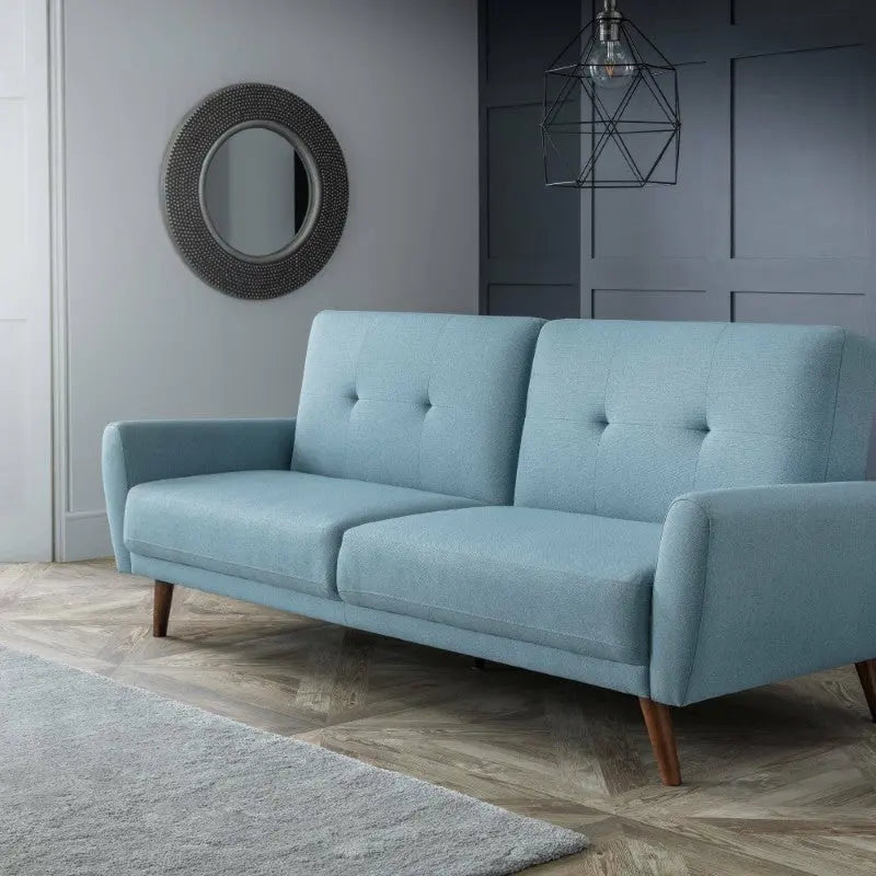 Monza Fabric Sofa Bed - Blue Luxepalace