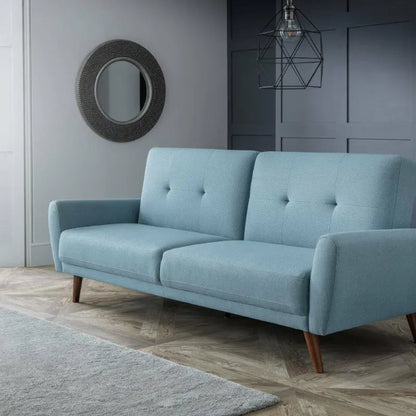 Monza Fabric Sofa Bed - Blue Luxepalace