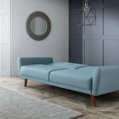 Monza Fabric Sofa Bed - Blue Luxepalace