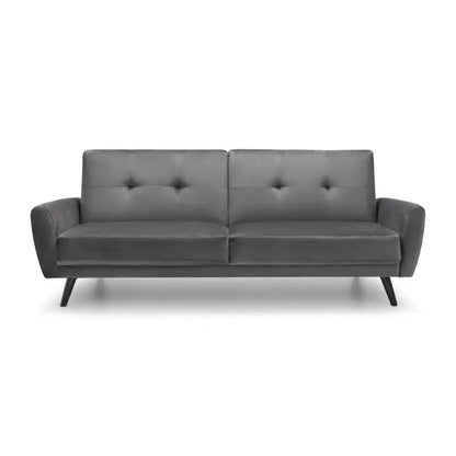 Monza Sofabed In Dark Grey Velvet Luxepalace