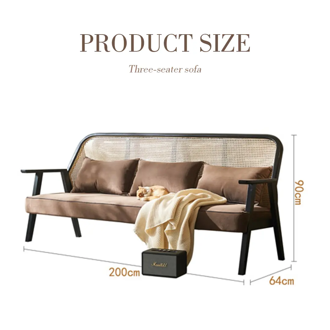 Morris Rattan Two Seater, Three Seater Sofa Luxepalace.co.uk