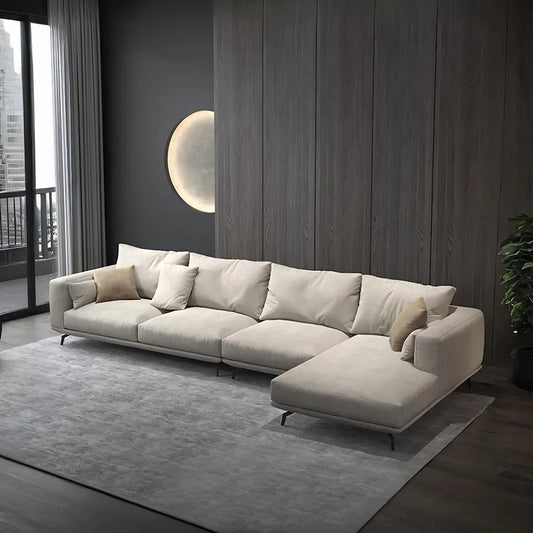 NR23 Four Seater Corner Sofa, Leathaire Luxepalace.co.uk