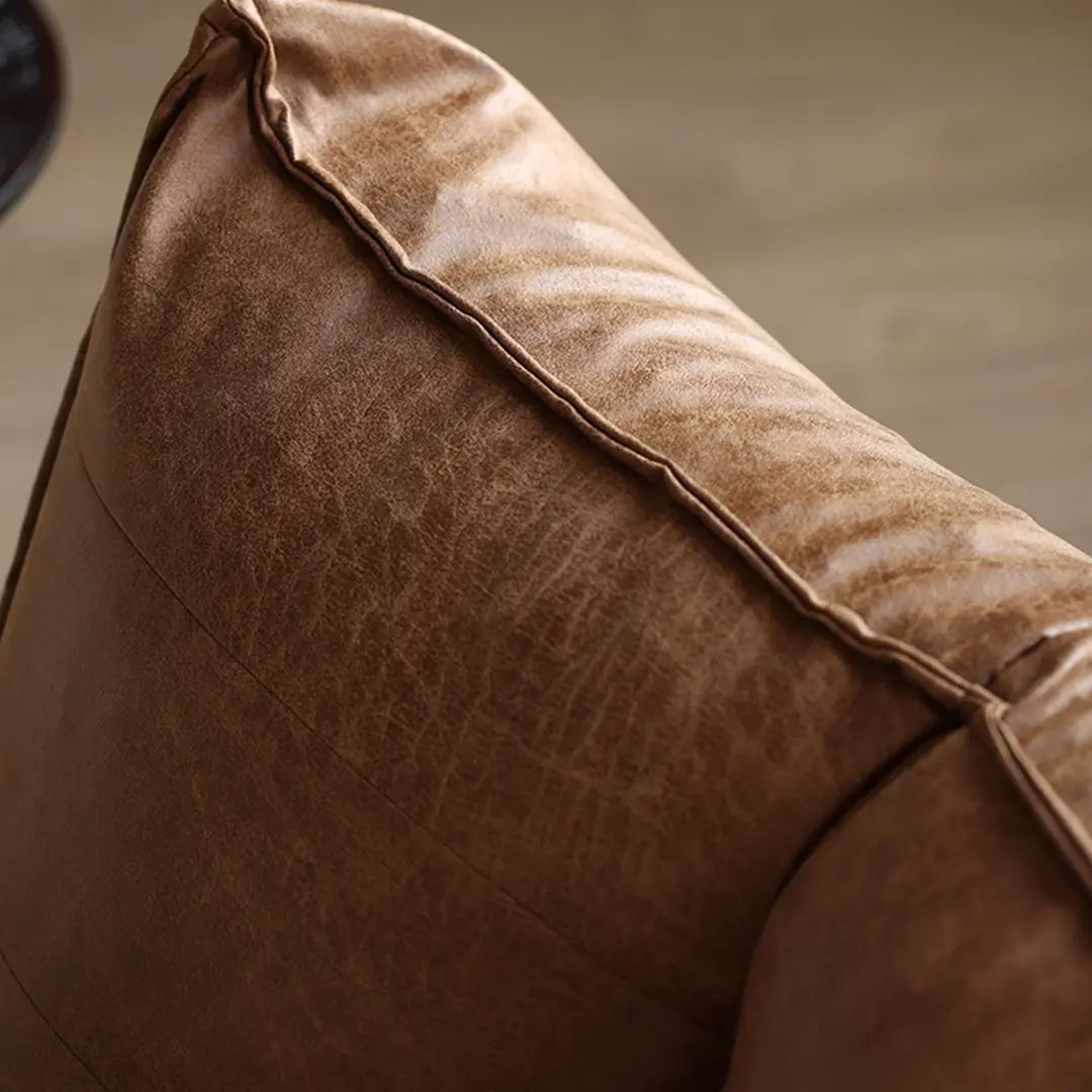 Nalany Lazybag style Bean Bag, Leathaire Luxepalace.co.uk