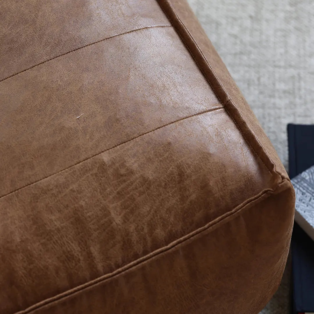 Nalany Lazybag style Bean Bag, Leathaire Luxepalace.co.uk