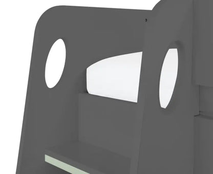 Nebula Gaming Bed With Desk Anthracite Luxepalace