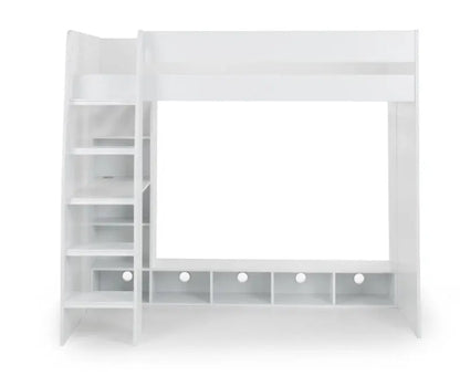 Nebula Gaming Bed With Desk White Luxepalace