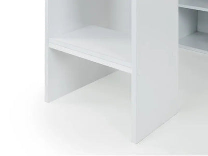 Nebula Gaming Bed With Desk White Luxepalace