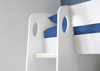 Nebula Gaming Bed With Desk White Luxepalace
