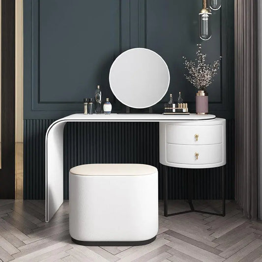 Noorali Dressing Table with Mirror, More Colors Available Luxepalace.co.uk