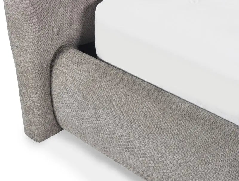 Odette Double Bed 135Cm - Light Taupe Luxepalace