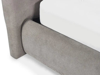 Odette Double Bed 135Cm - Light Taupe Luxepalace