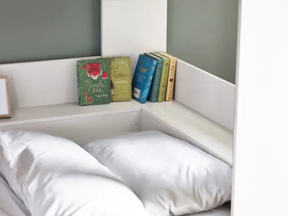 Parsec Bunk Bed All White Luxepalace