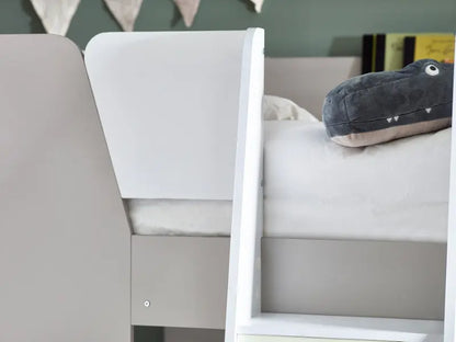 Parsec Bunk Bed Taupe & White Luxepalace