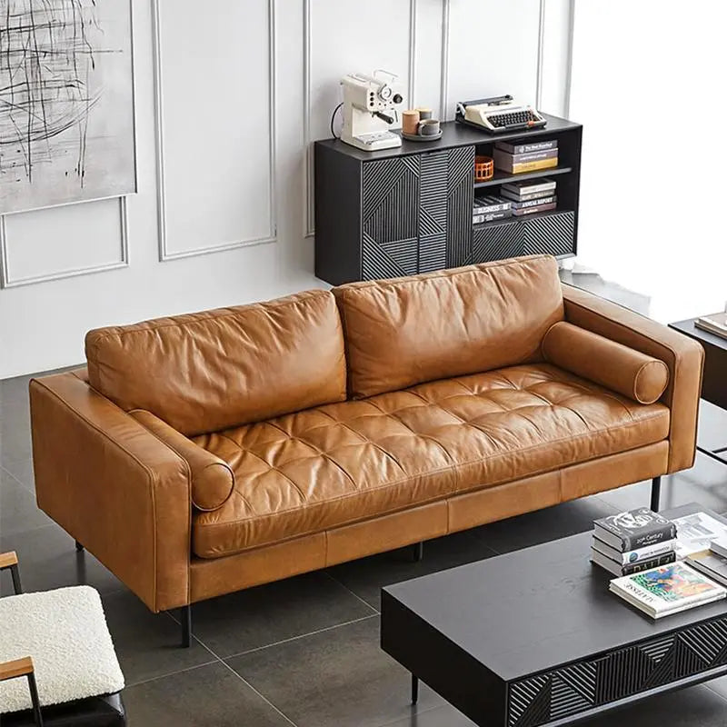Porto Two Seater Sofa, Real Leather Luxepalace.co.uk