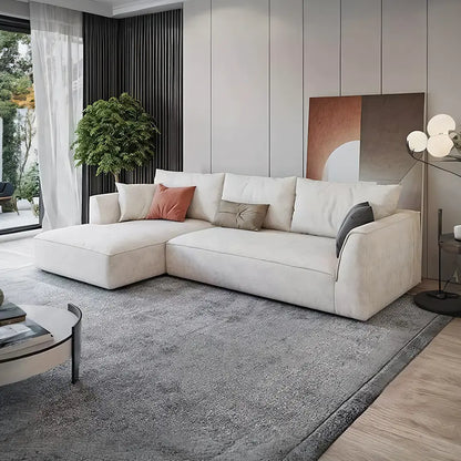 R77 Dexter Two Seater Corner Sofa, Leathaire Luxepalace.co.uk