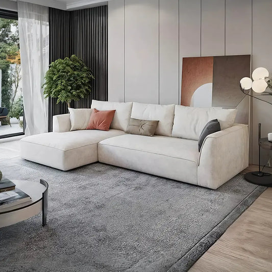 R77 Dexter Two Seater Corner Sofa, Leathaire Luxepalace.co.uk