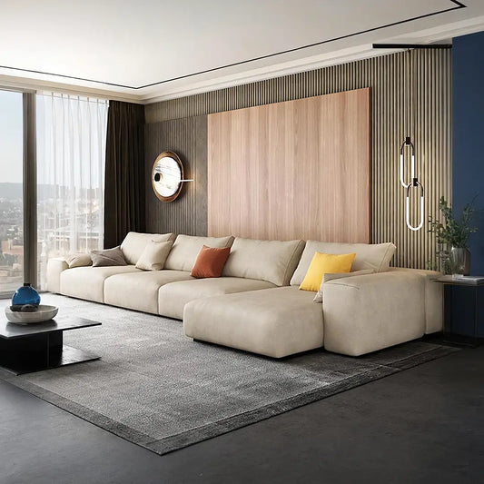 R87 Calvin Two Seater Corner Sofa, Leathaire Luxepalace.co.uk