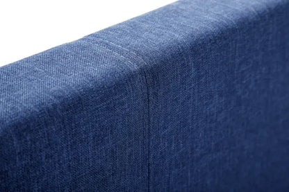 Rialto 135cm Double Bed  Dark Blue Luxepalace