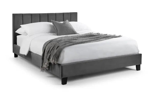 Rosa 135cm Double Bed  Grey Luxepalace
