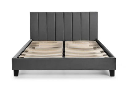 Rosa 135cm Double Bed  Grey Luxepalace