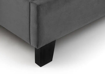 Rosa 135cm Double Bed  Grey Luxepalace
