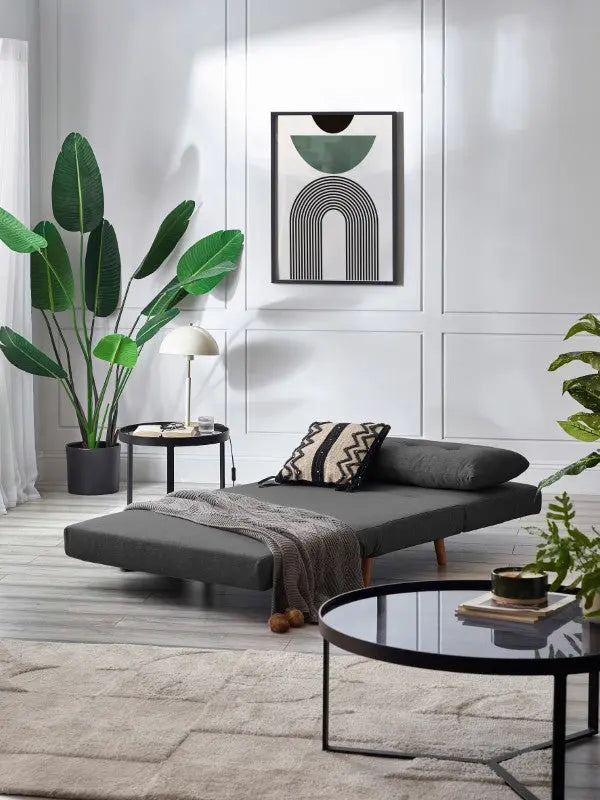 Rowan Single Sofabed - Mid Grey Luxepalace