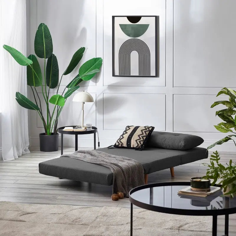 Rowan Single Sofabed - Mid Grey Luxepalace