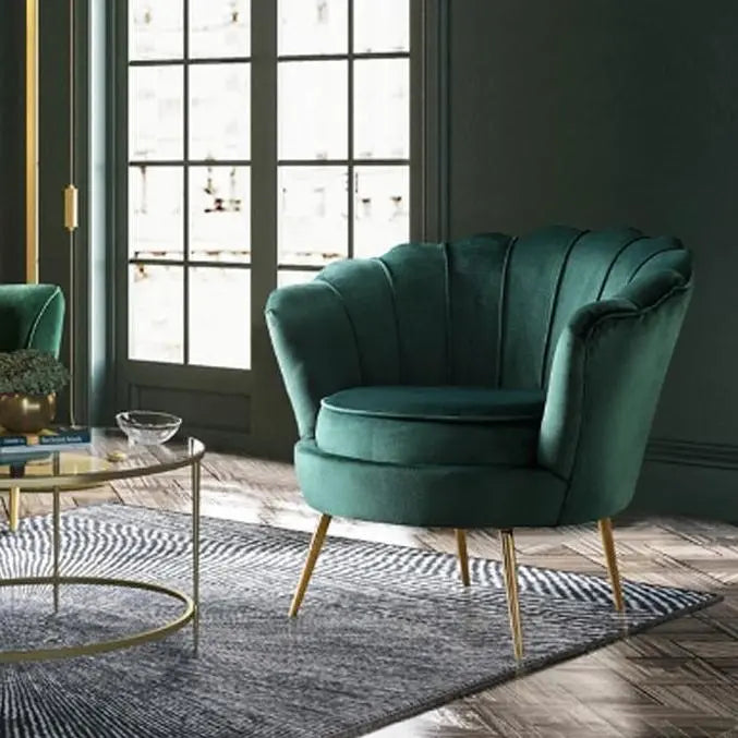 Shell Armchair, Velvet Luxepalace.co.uk