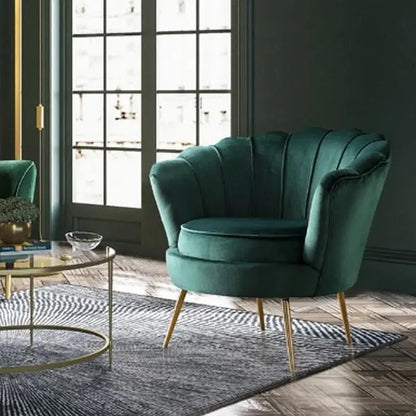 Shell Armchair, Velvet Luxepalace.co.uk
