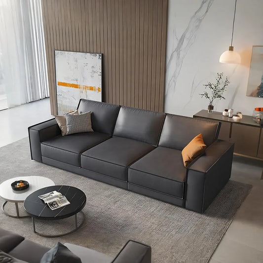 Slan Two Seater Sofa, Three Seater Sofa - Black Luxepalace.co.uk