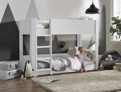Solomon Bunk Bed -  All White Luxepalace