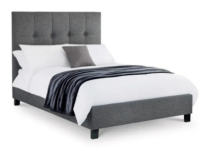 Sorrento 150cm King Bed - Slate Linen Luxepalace