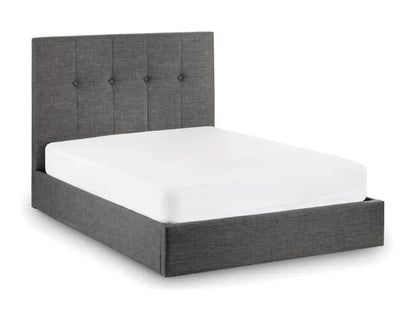 Sorrento Ottoman Storage 150cm King Bed - Slate Linen Luxepalace